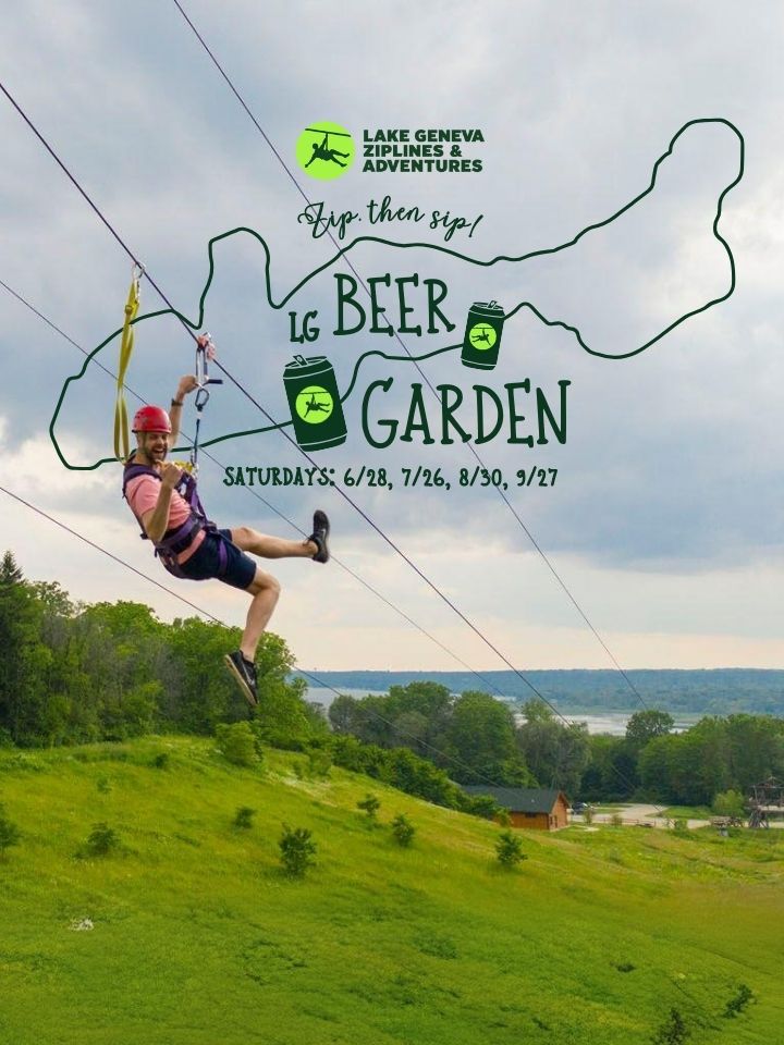 LGZA beer garden zipline
