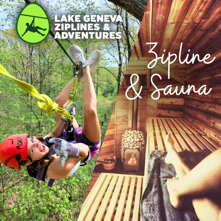 Lake Geneva Zip Line and Sauna