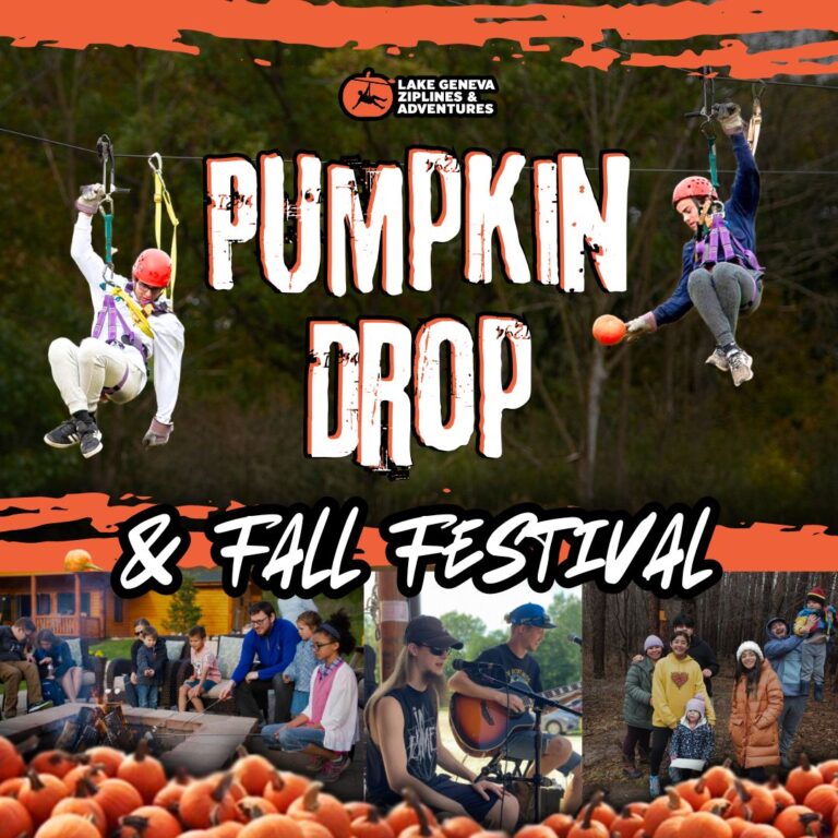 pumpkin drop fall festival lake geneva