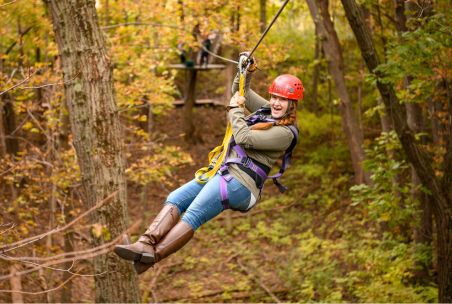 lake geneva zip line near me