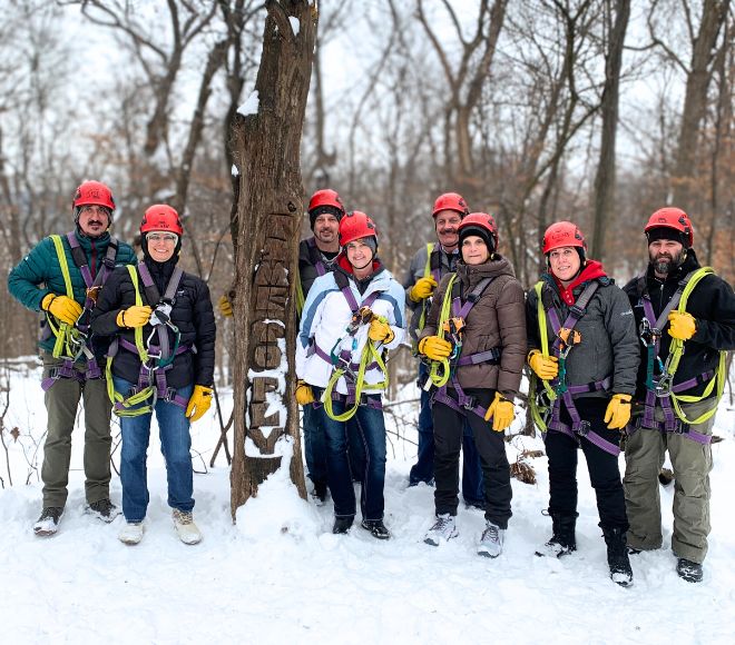 winter group activities lake geneva